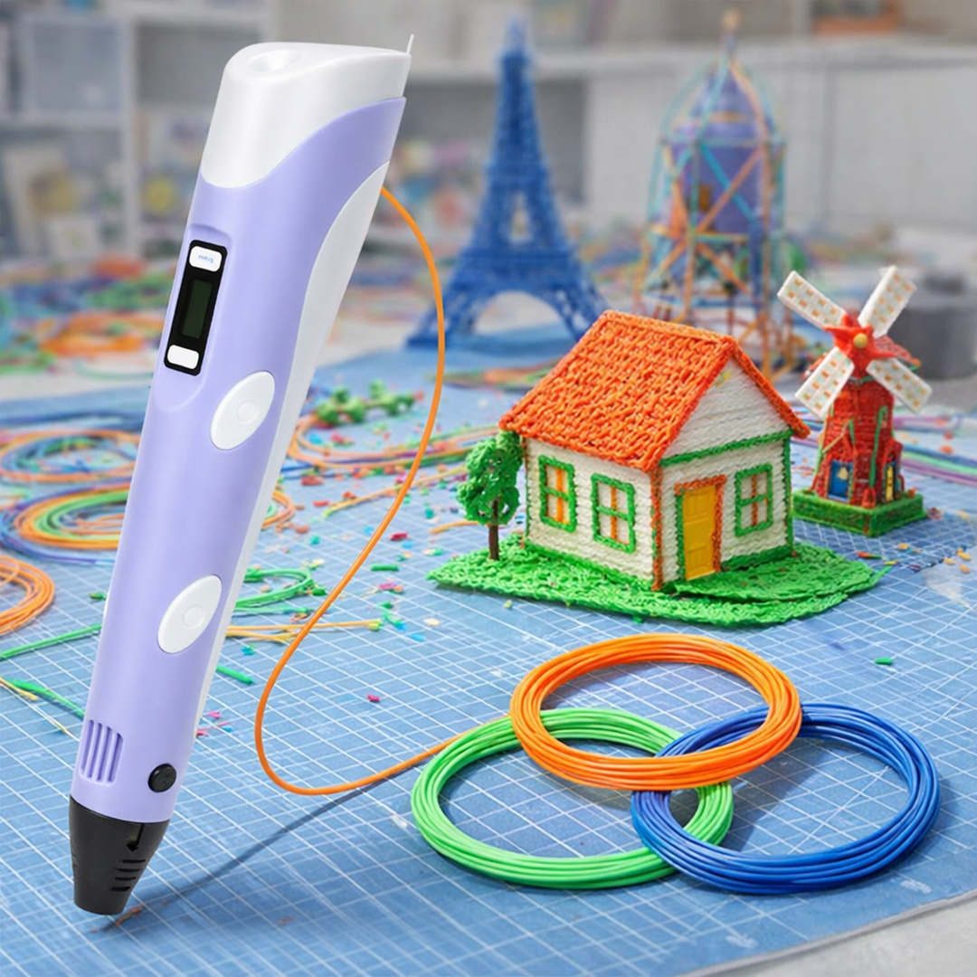 Długopis do druku 3D do kreatywnego projektowania – Rysuj i buduj w 3D z zabawą – widok produktu 11 | Kidartsy