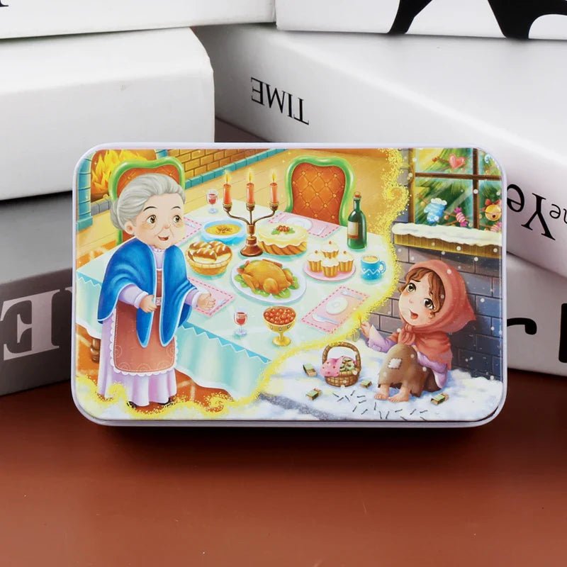 Drewniane puzzle 60 elementów