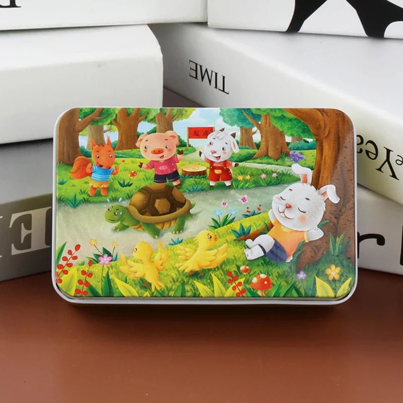 Drewniane puzzle 60 elementów