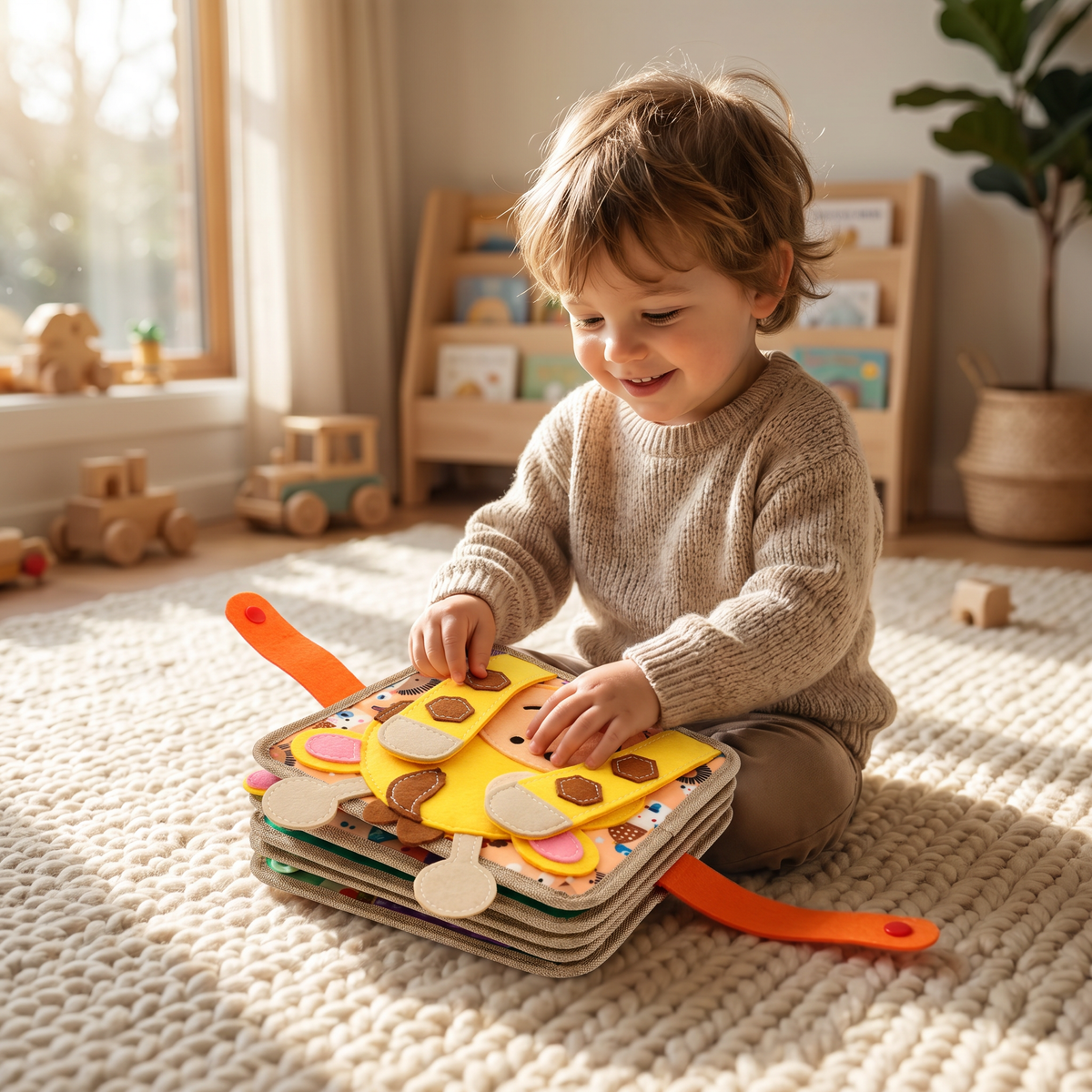 Edukacyjna zabawka Montessori – rozwój motoryki i logicznego myślenia – widok produktu 2 | Kidartsy