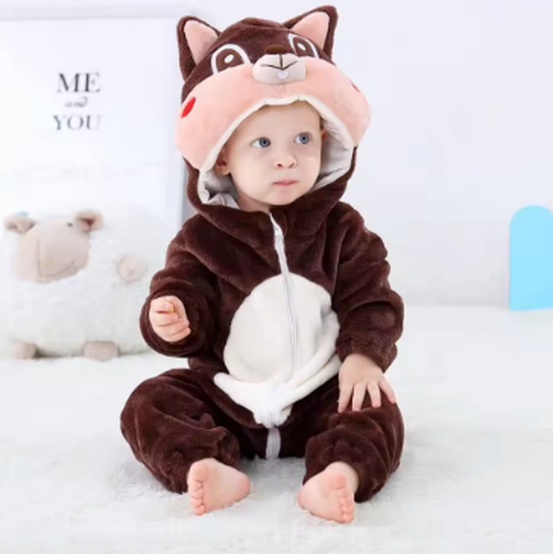 Flanelowy kombinezon niemowlęcy – widok produktu 30 | Kidartsy