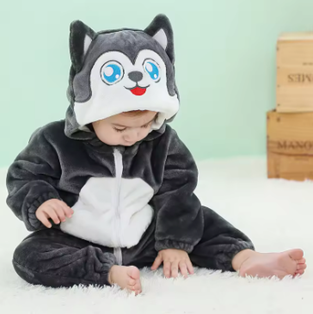 Flanelowy kombinezon niemowlęcy – widok produktu 34 | Kidartsy
