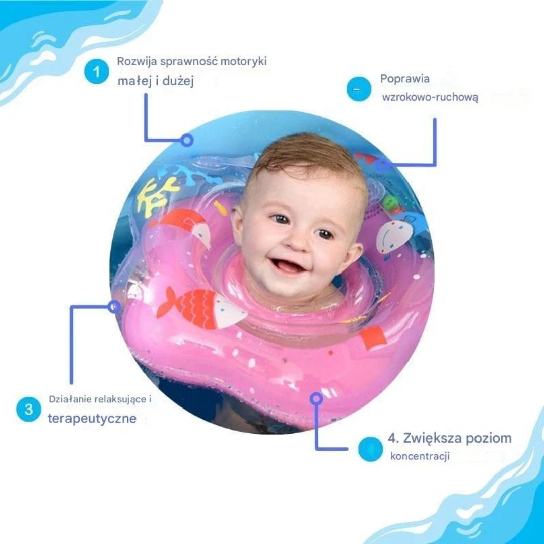 Koło do pływania dla niemowląt – widok produktu 3 | Kidartsy