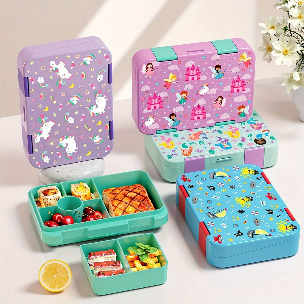 Lunchbox dla dzieci z motywem (jednorożec – widok produktu 1 | Kidartsy