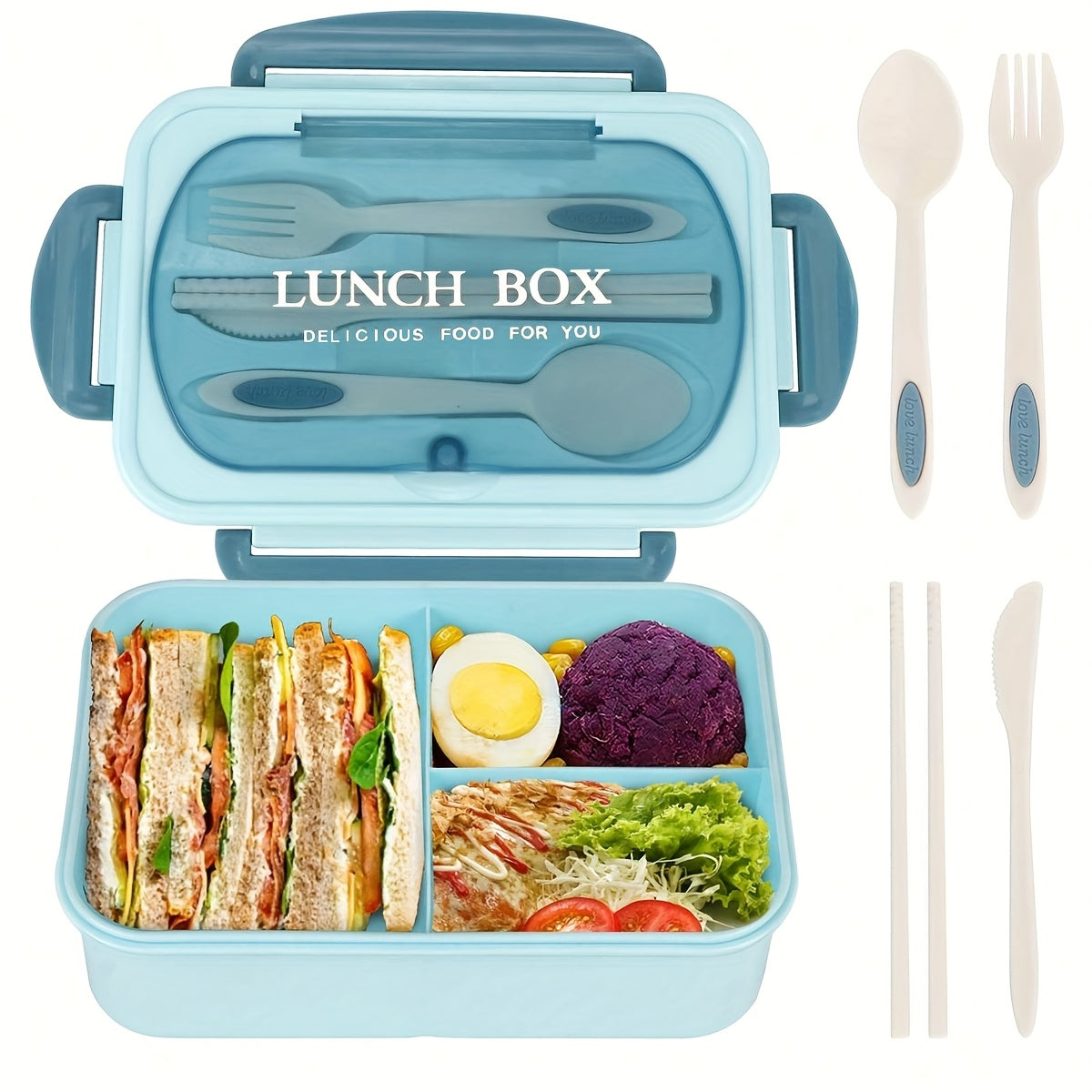 Lunchbox dla dzieci z przegródkami – widok produktu 2 | Kidartsy
