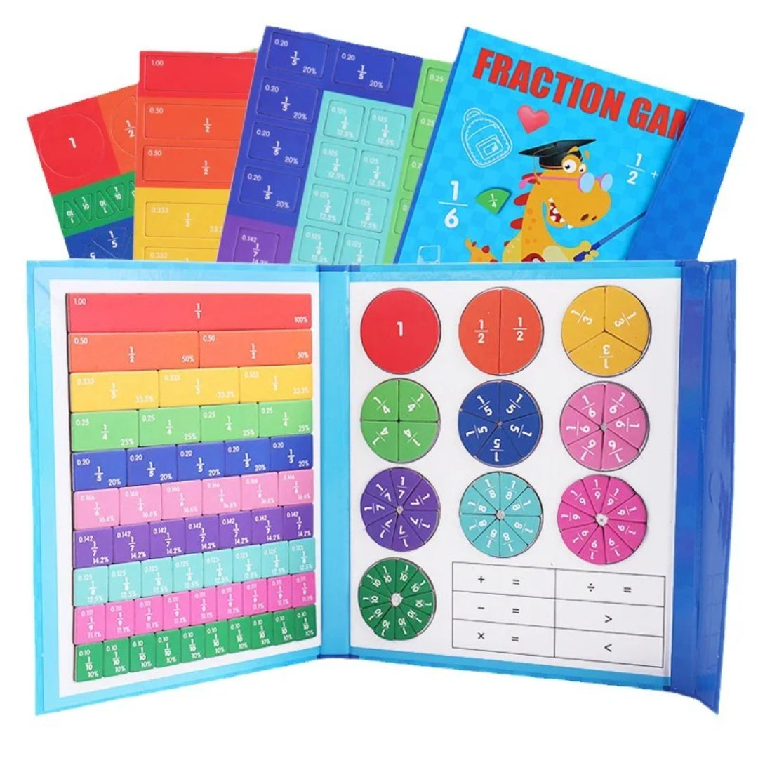 Magnetyczna książka z ułamkami – widok produktu 3 | Kidartsy