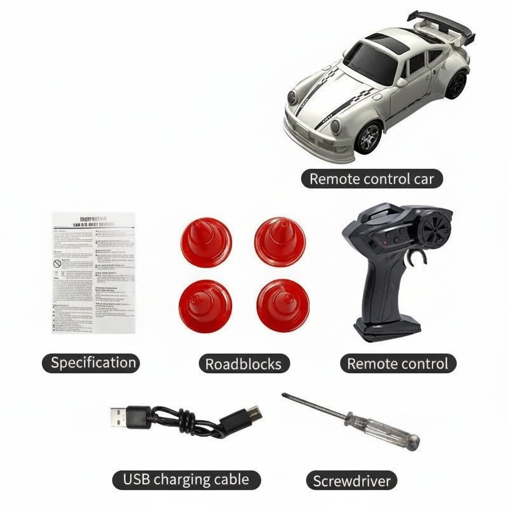 Mini samochód zdalnie sterowany do driftu