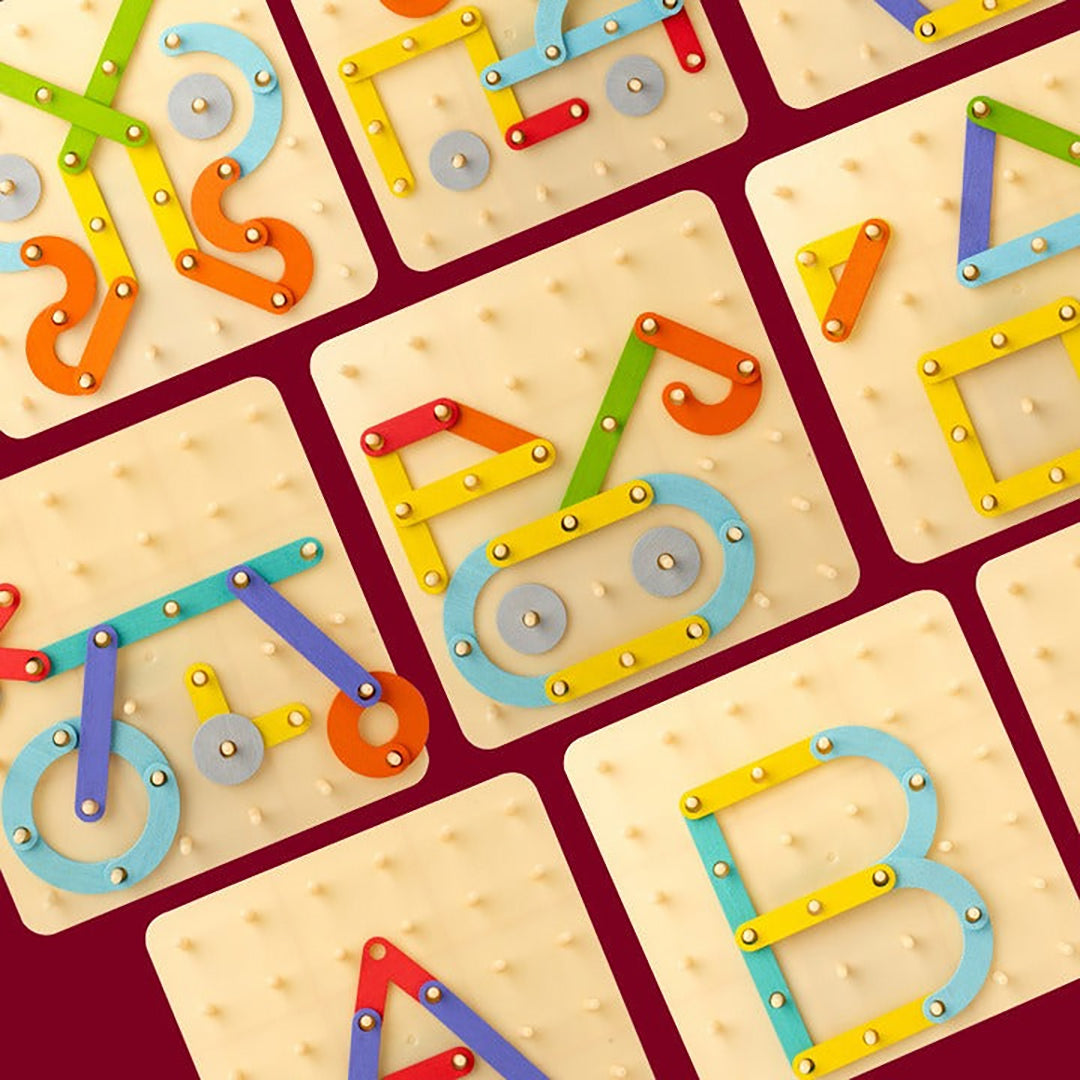 Montessori Tablica Puzzle – Kreatywne Myślenie i Zabawa dla Dzieci – widok produktu 3 | Kidartsy