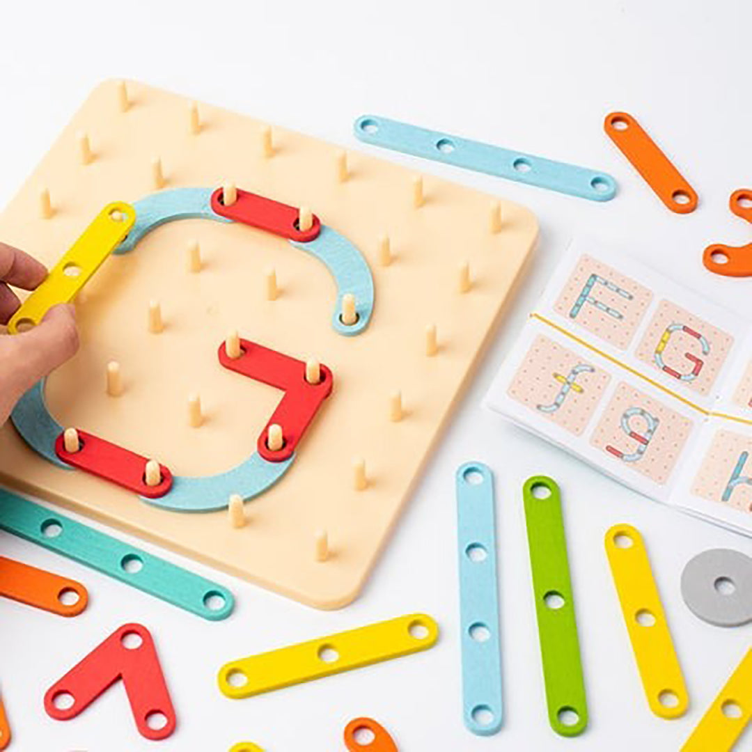 Montessori Tablica Puzzle – Kreatywne Myślenie i Zabawa dla Dzieci – widok produktu 4 | Kidartsy