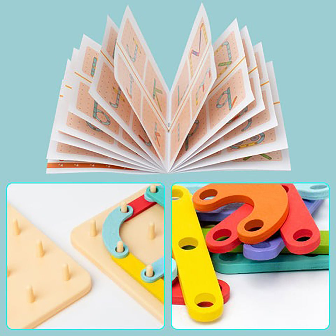 Montessori Tablica Puzzle – Kreatywne Myślenie i Zabawa dla Dzieci – widok produktu 5 | Kidartsy