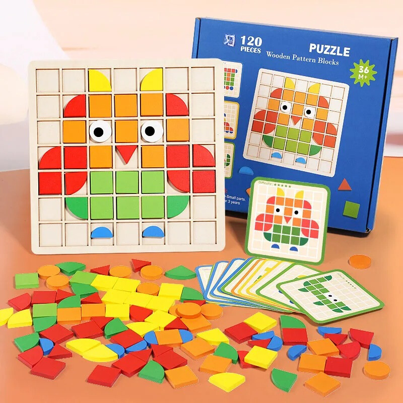 Puzzle-ogród – sensoryczna układanka edukacyjna dla dzieci – widok produktu 1 | Kidartsy