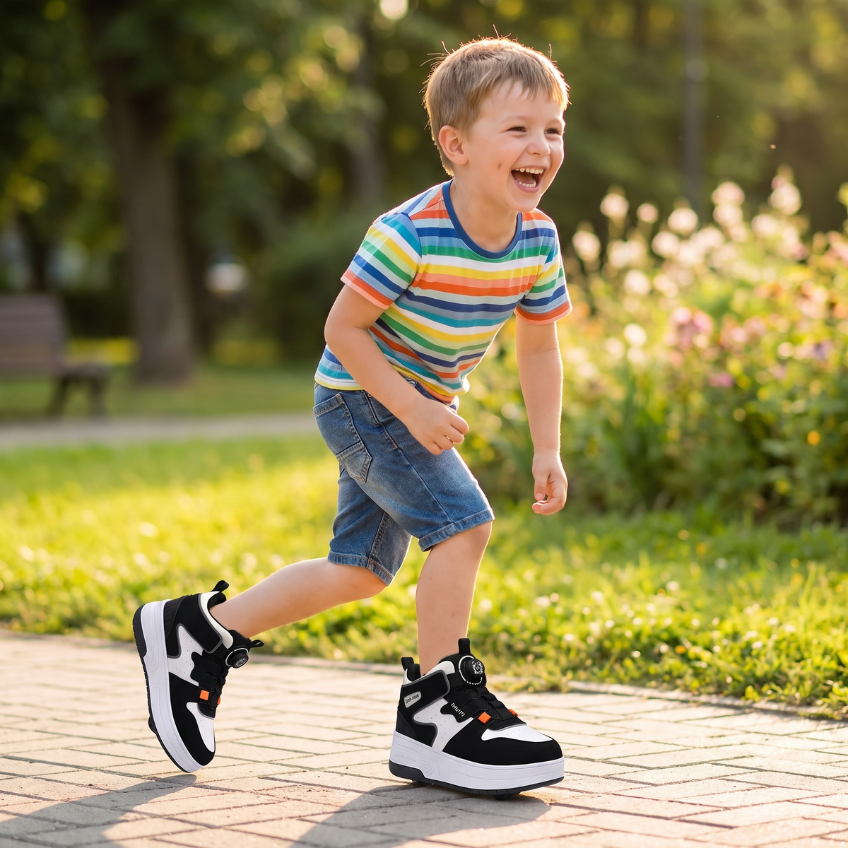 Regulowane sneakersy dla dzieci – rosną razem ze stopą – widok produktu 2 | Kidartsy