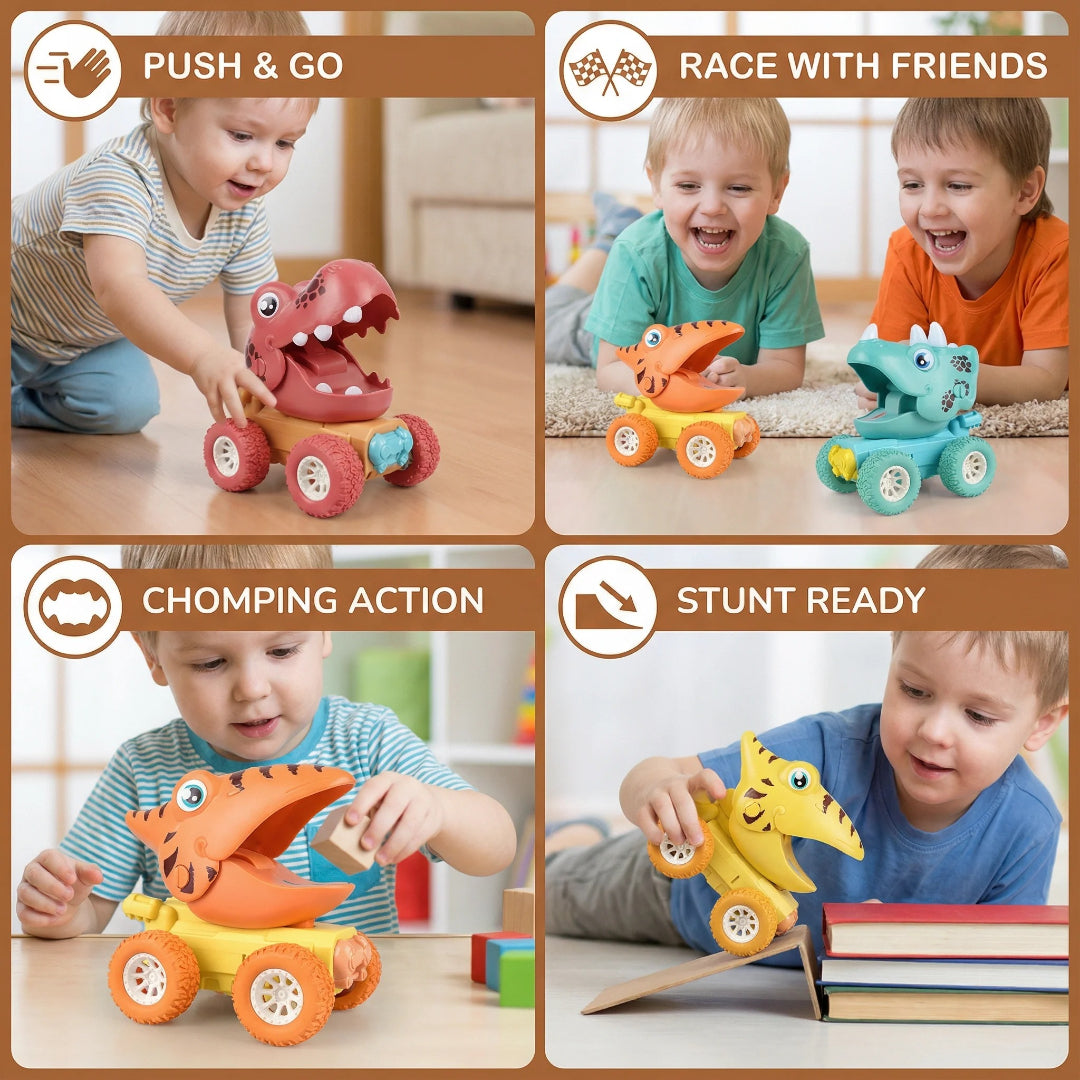 Samochód dinozaur monster truck – widok produktu 4 | Kidartsy