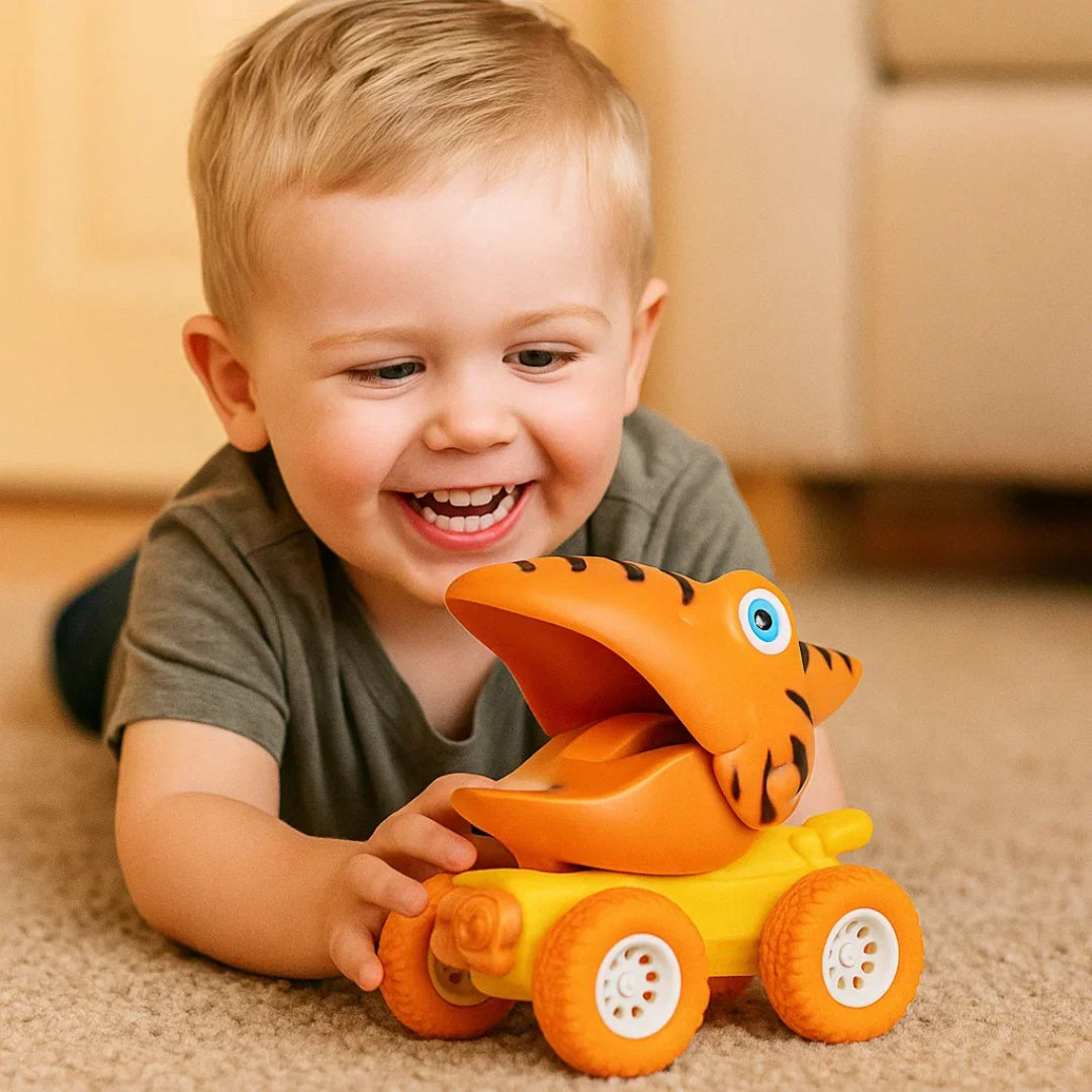 Samochód dinozaur monster truck – widok produktu 7 | Kidartsy