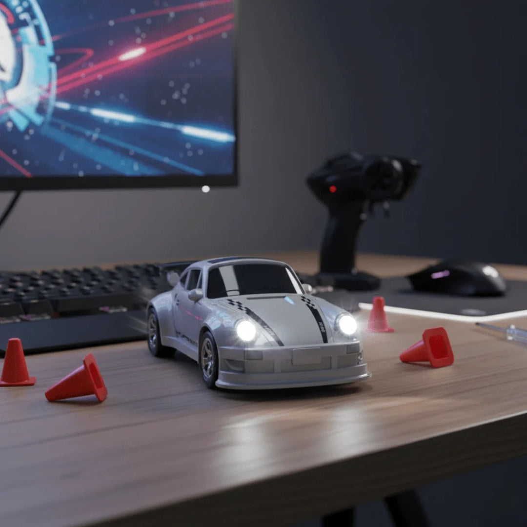 Samochód Drift RC 1:64 – Kompaktowy Zdalnie Sterowany Pojazd Wyścigowy – widok produktu 1 | Kidartsy