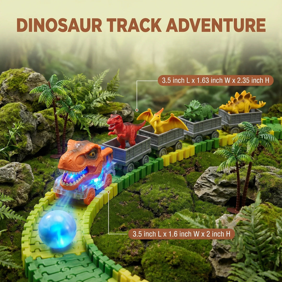 Tor wyścigowy dinozaurów – widok produktu 5 | Kidartsy