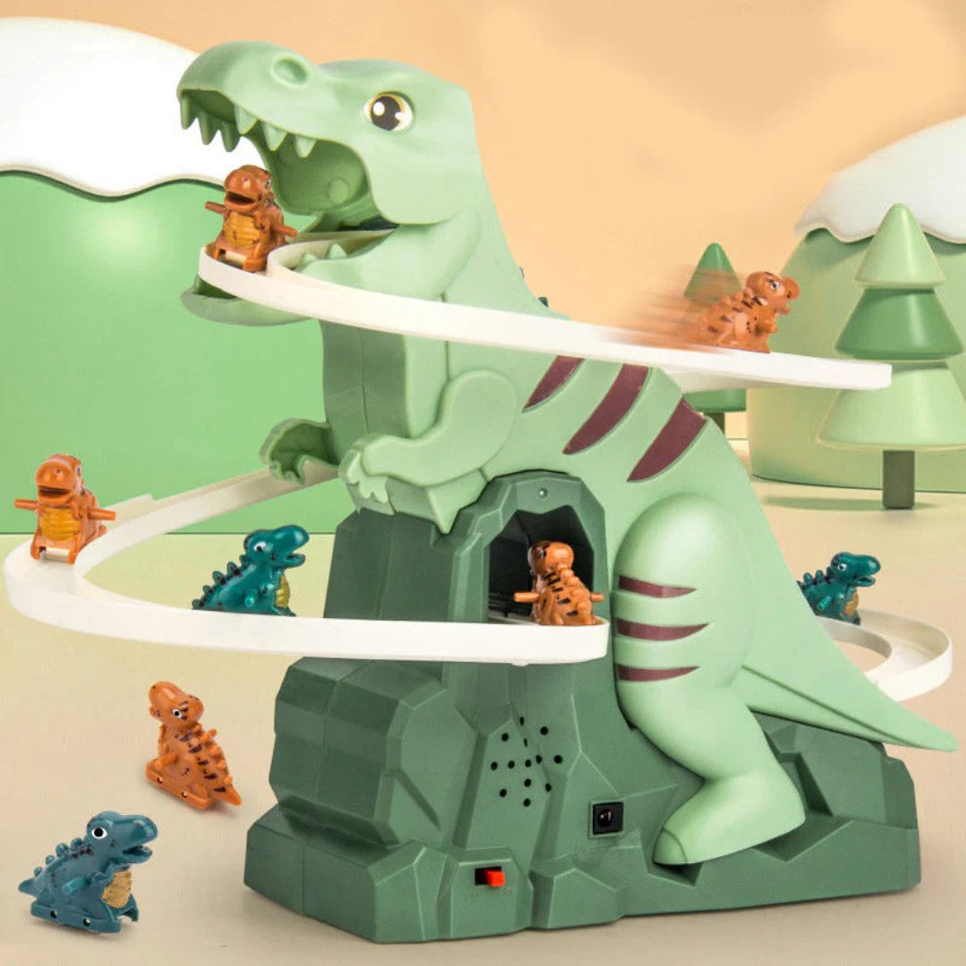 Tor wyścigowy z dinozaurami – widok produktu 2 | Kidartsy