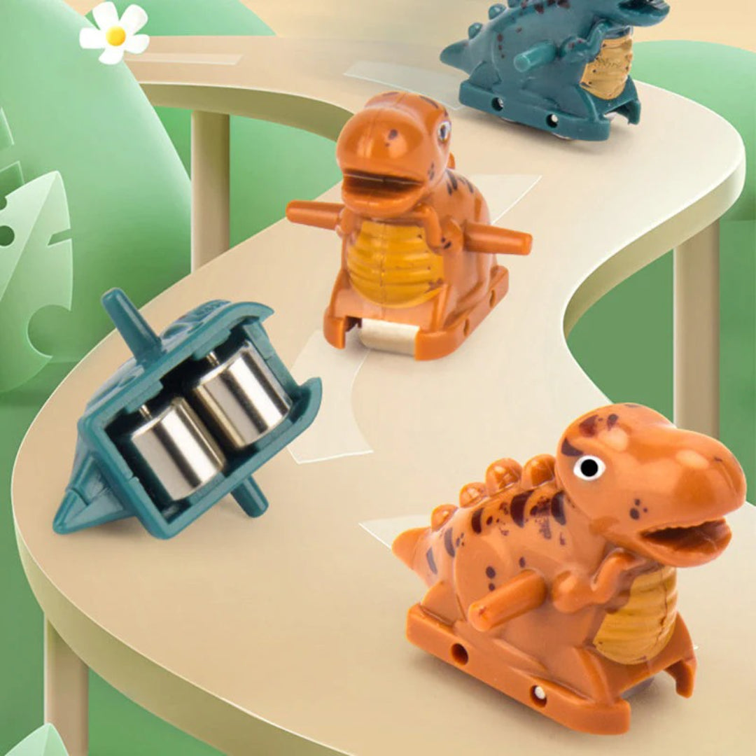 Tor wyścigowy z dinozaurami – widok produktu 5 | Kidartsy