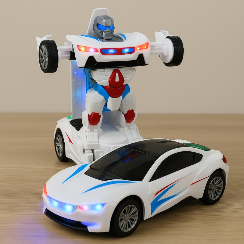 Transformujący pojazd-robot – kreatywna zabawka dla dzieci – widok produktu 1 | Kidartsy