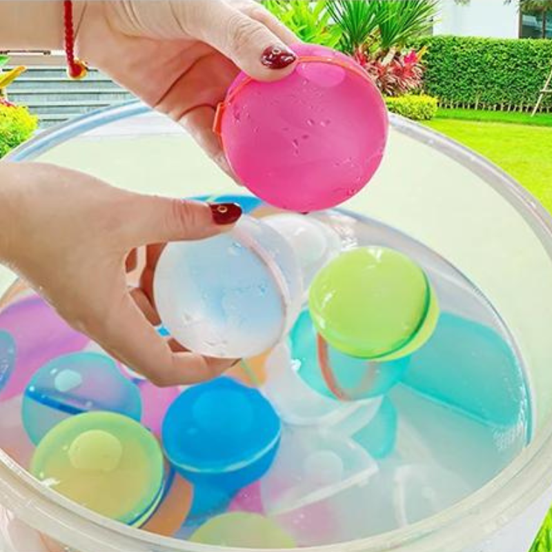 Wielorazowe balony wodne – zestaw do letniej zabawy w wodzie – widok produktu 1 | Kidartsy