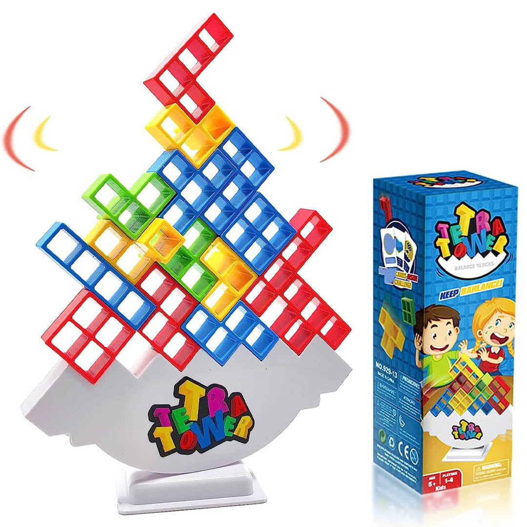 Wieża Balansująca Tetris – Układanie i Logika dla Dzieci – widok produktu 1 | Kidartsy