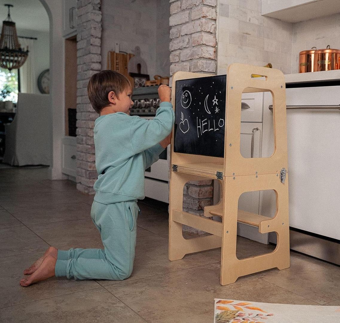 Wieża Edukacyjna 4w1 dla Maluchów – Wspinanie i Zabawa – widok produktu 2 | Kidartsy