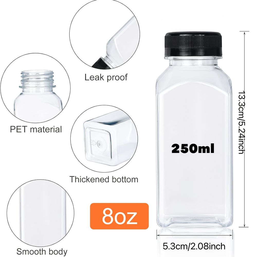 Zestaw 12 butelek na sok dla dzieci 250 ml – widok produktu 3 | Kidartsy