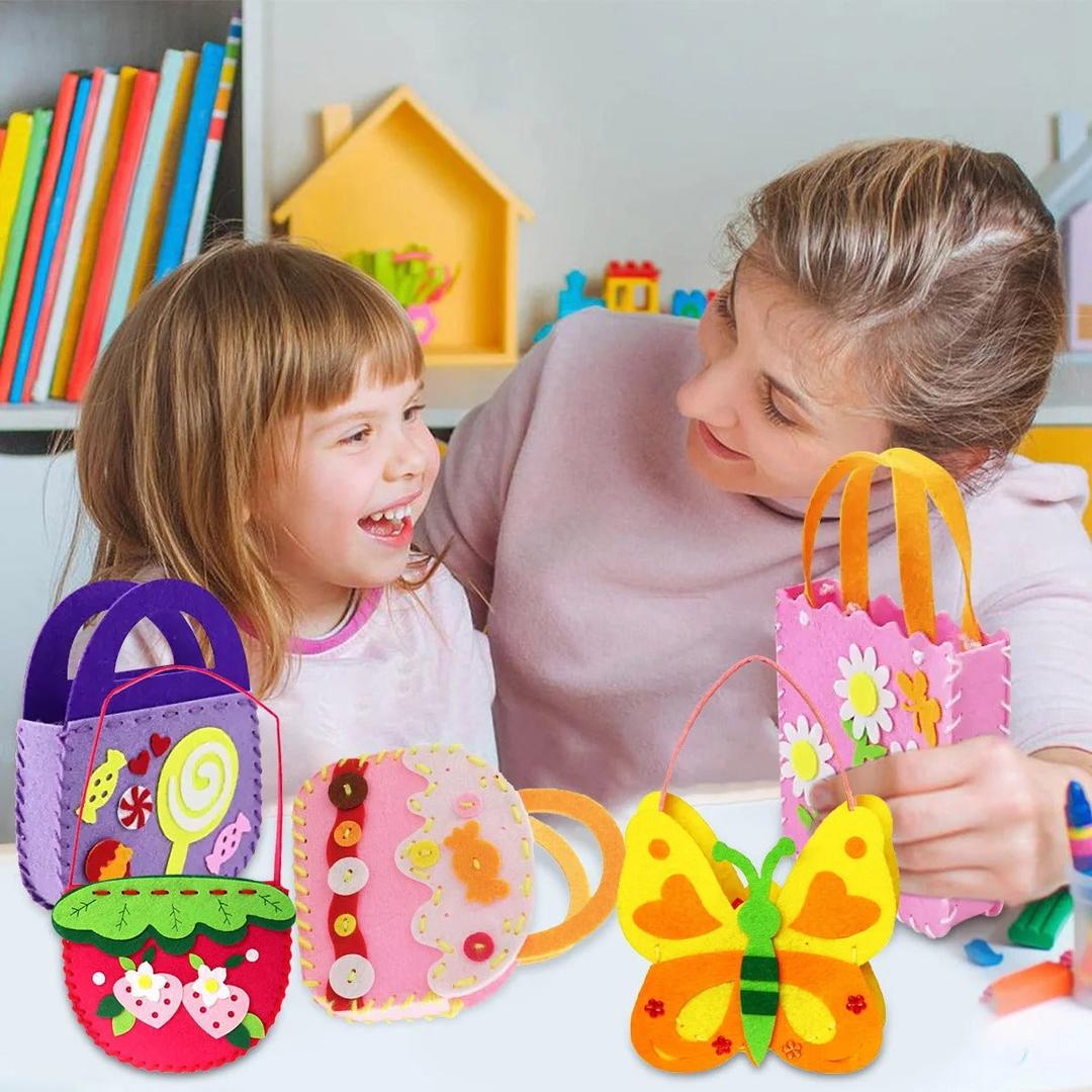 Zestaw do Szycia Torebki DIY – Kreatywna Zabawa dla Dzieci – widok produktu 6 | Kidartsy