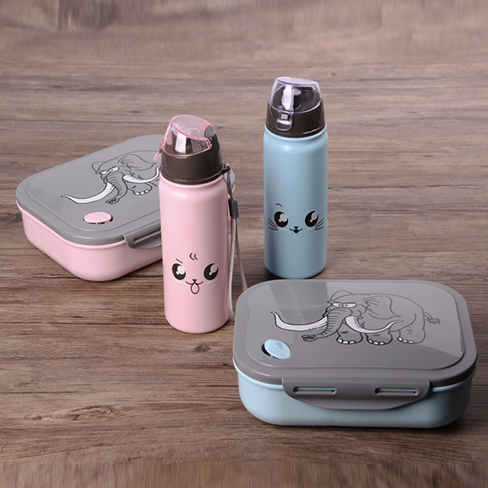 Zestaw lunchbox + butelka na wodę dla dzieci – widok produktu 2 | Kidartsy