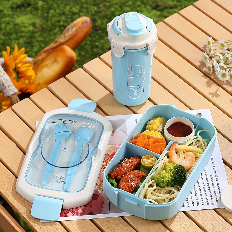 Zestaw lunchbox + kubek na zupę dla dzieci – widok produktu 2 | Kidartsy