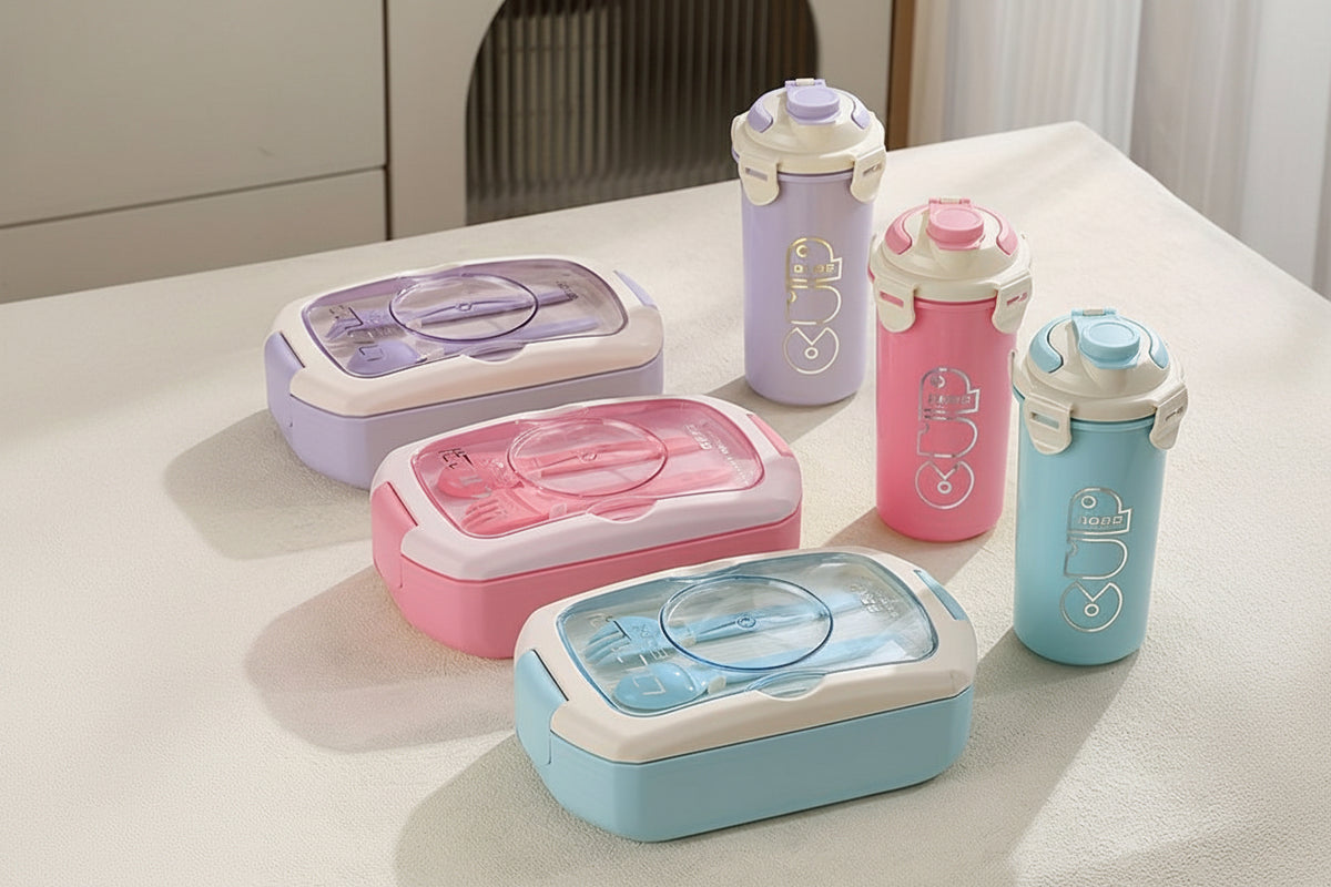 Zestaw lunchbox + kubek na zupę dla dzieci – widok produktu 3 | Kidartsy