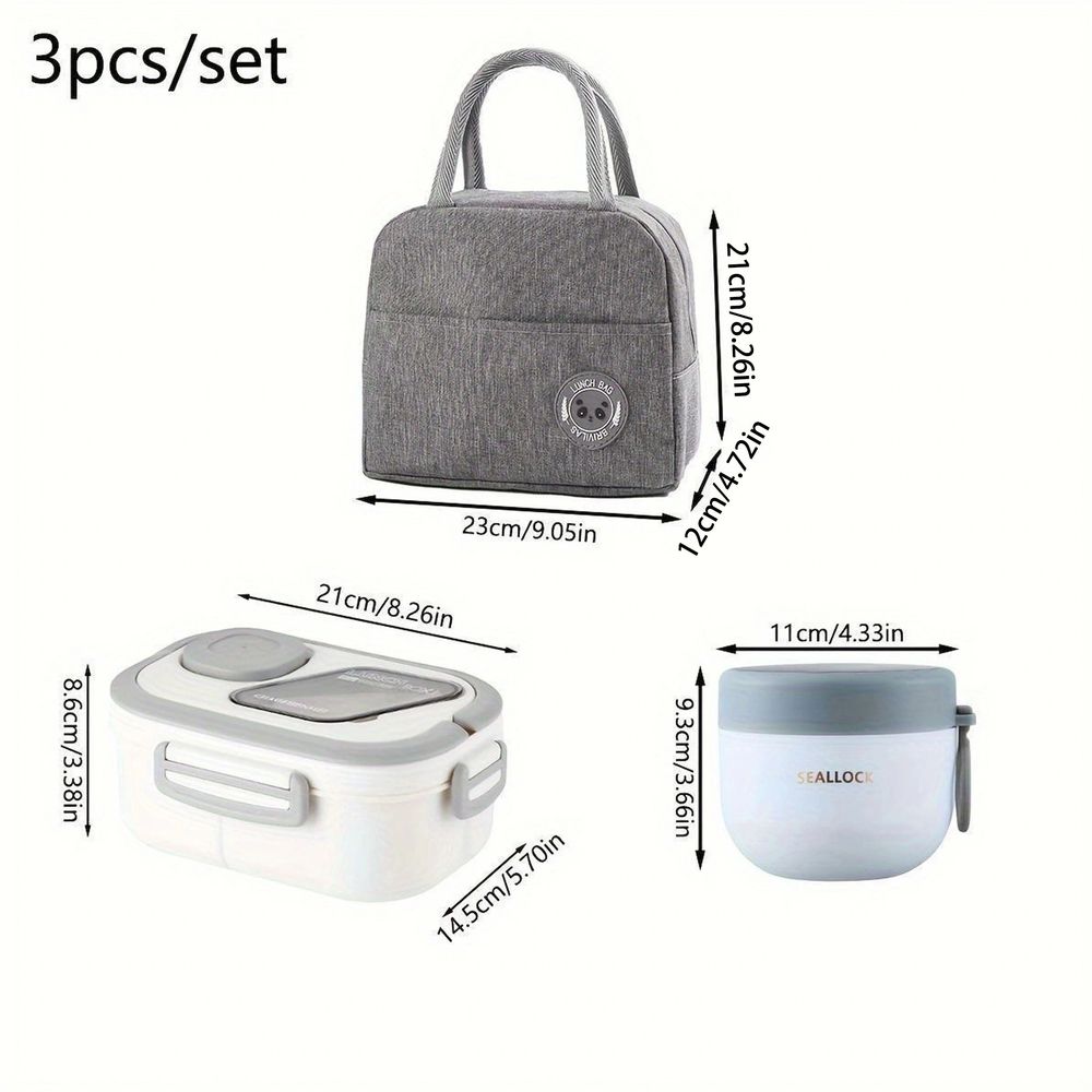 Zestaw lunchbox + torba termiczna + kubek śniadaniowy dla dzieci – widok produktu 2 | Kidartsy