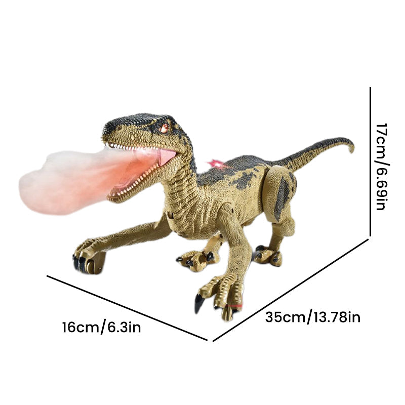 Dinozaur zdalnie sterowany z funkcją mgiełki, wymiary modelu