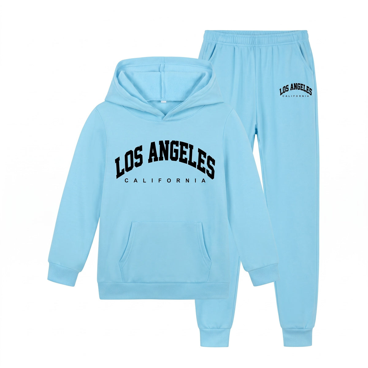 Komplet dresowy chłopięcy Los Angeles, błękitny
