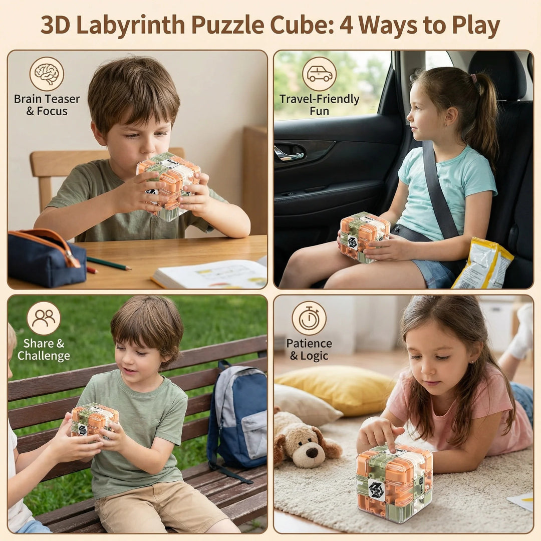 Kostka labirynt 3D – widok produktu 4 | Kidartsy