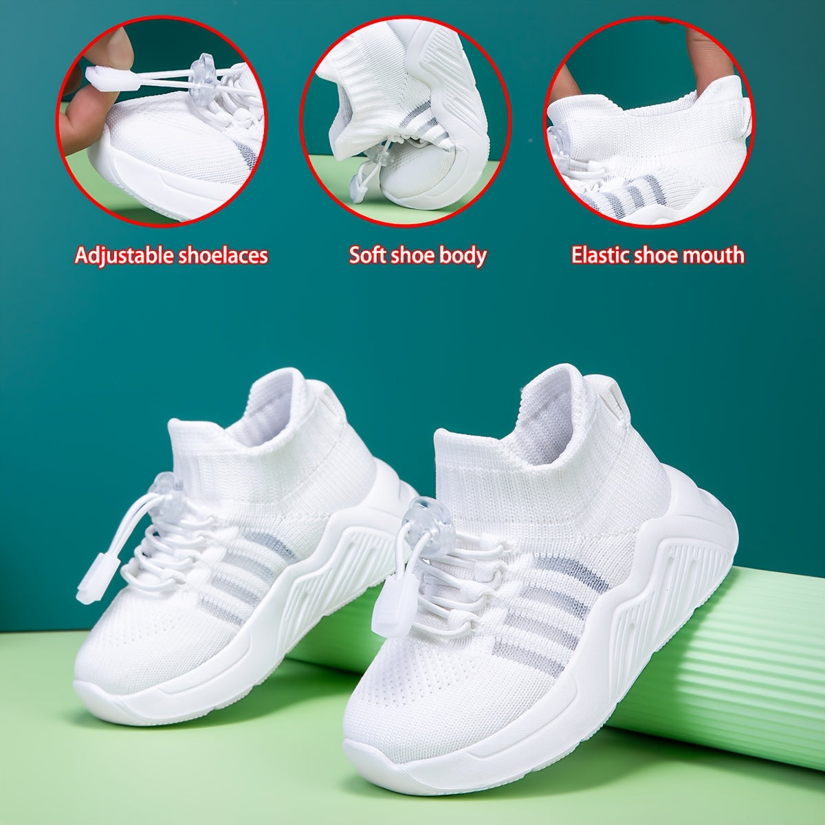 Lekkie sneakersy unisex dla dzieci – widok produktu 7 | Kidartsy