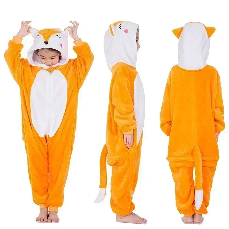 Piżama kigurumi z kapturem, lisek