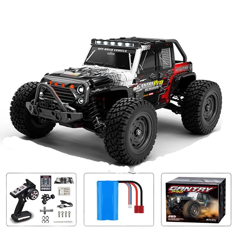 Samochód zdalnie sterowany 1:16 offroad, model czarny