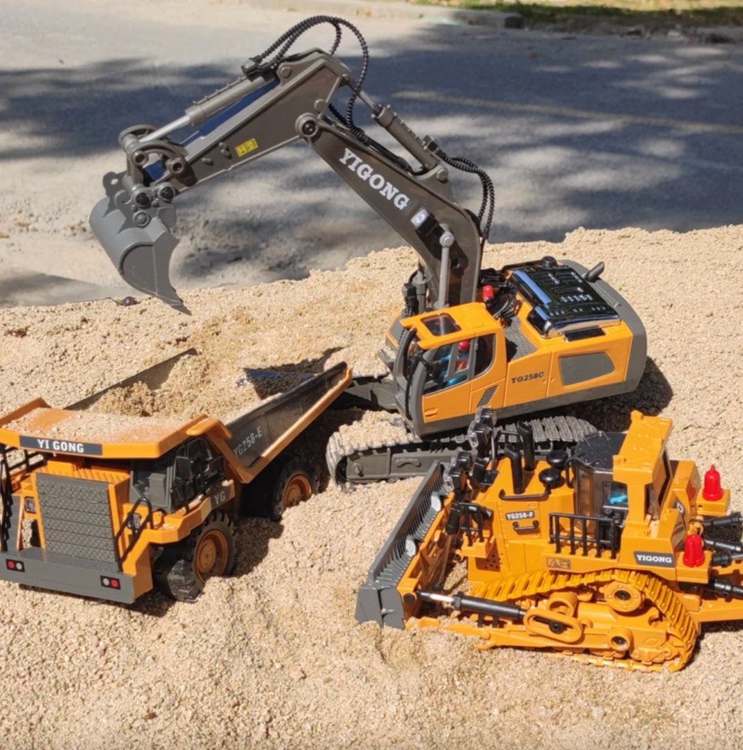 Zdalnie sterowany samochód zabawkowy – funkcja hydrauliczna – widok produktu 5 | Kidartsy